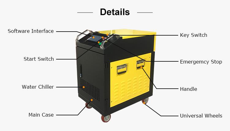 laser rust removal cleaning machine